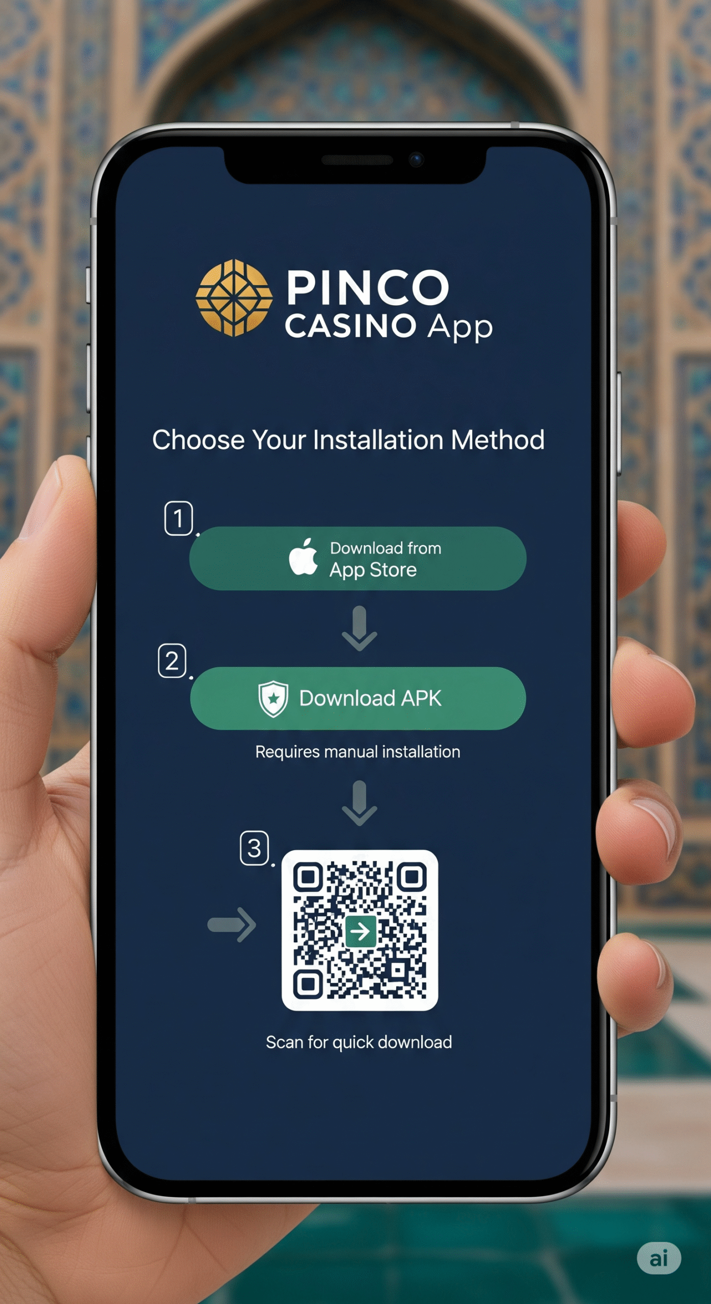 Methods for installing the Pinco app