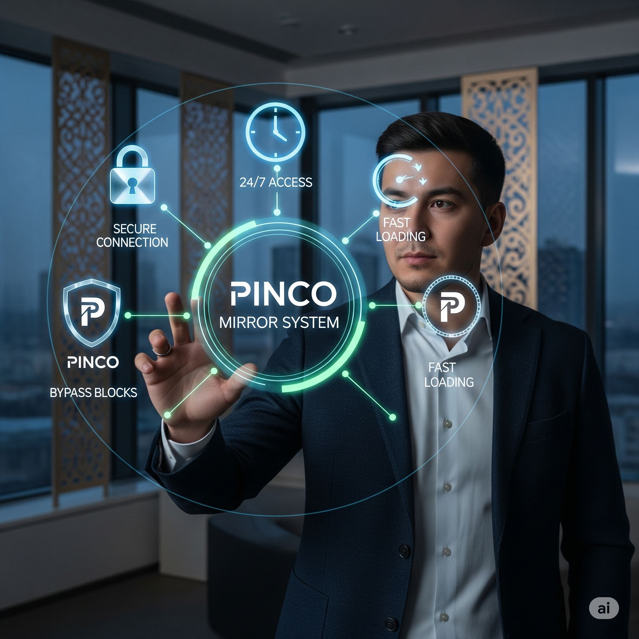Advantages of the Pinco mirror system