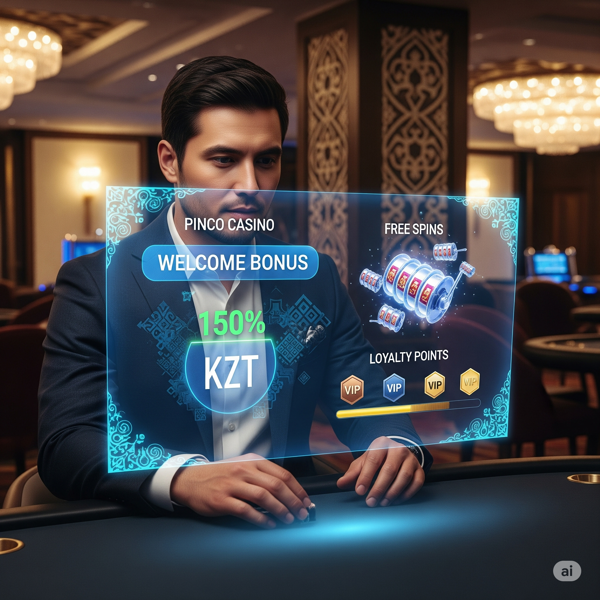 Pinco Casino Bonus System for Kazakhstan