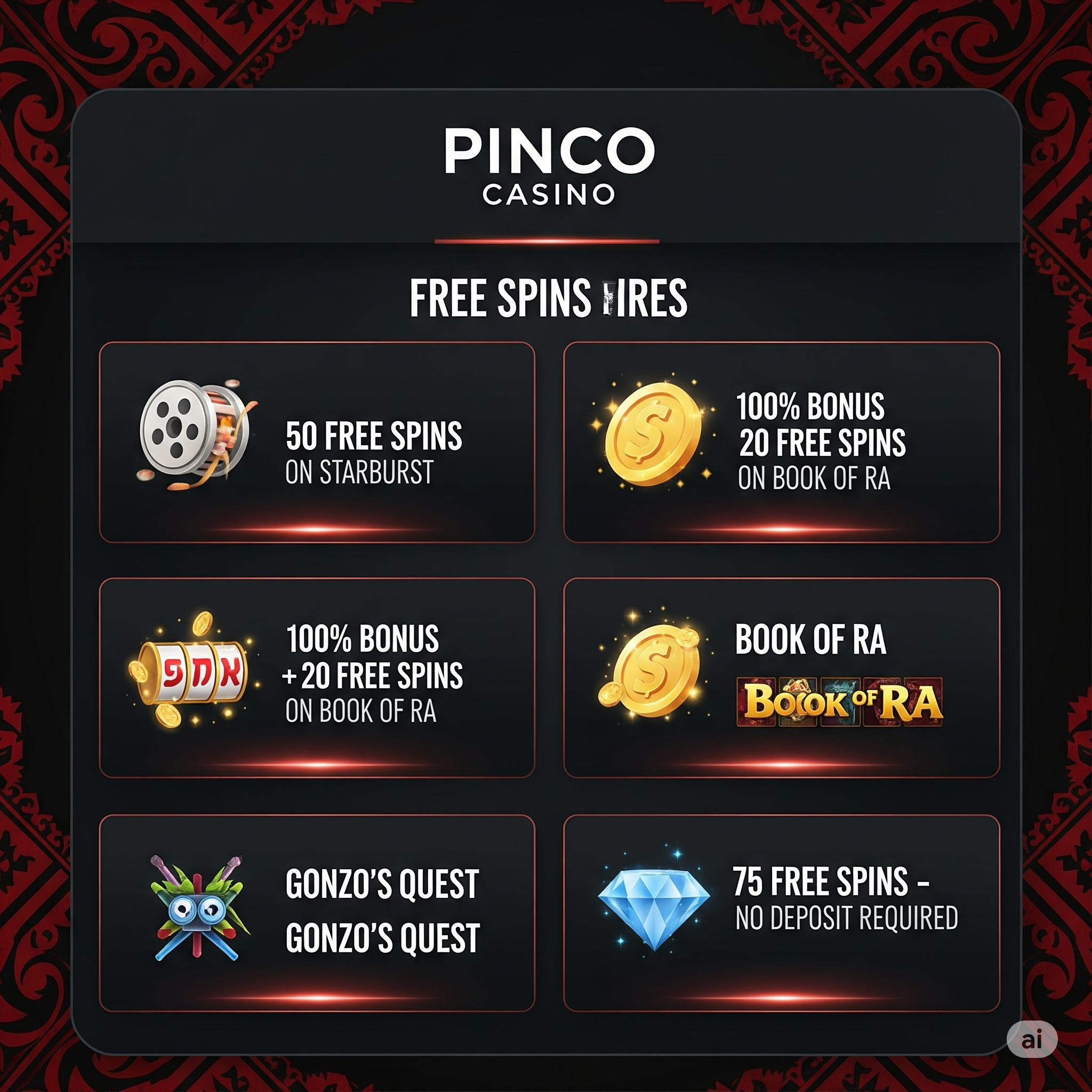 Pinco тегін айналдырулар топтамасы